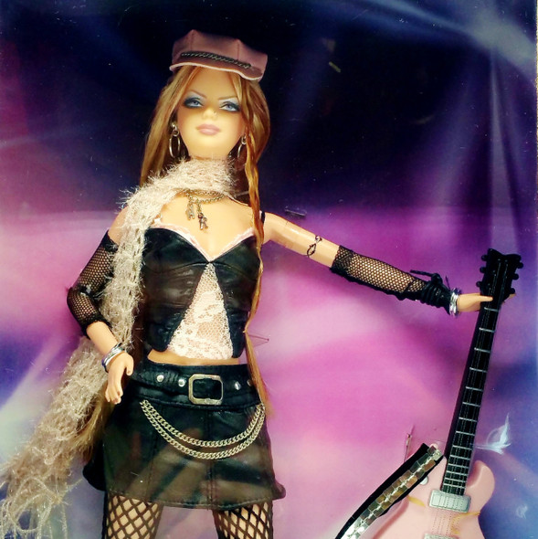 Hard Rock Cafe Barbie Doll #2 Silver Label 2004 Mattel G7915 - We