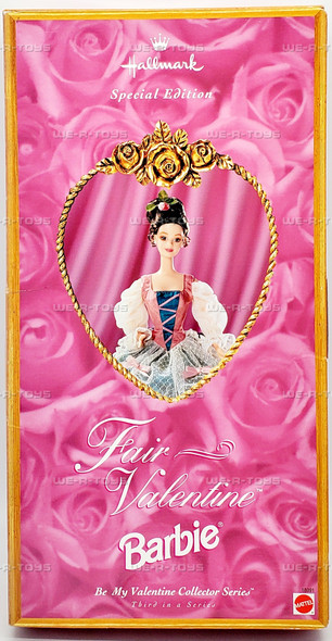 Barbie Fair Valentine Hallmark Doll 1997 Mattel 18091