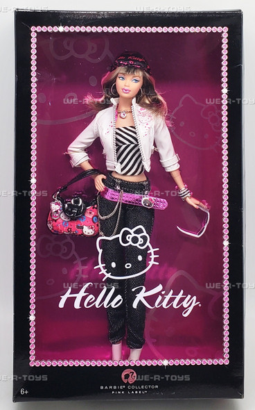 Barbie Hello Kitty Pop Culture Collection Pink Label Doll 2007 Mattel #L4687