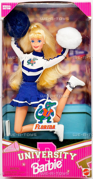 Florida University Barbie Cheerleader Doll 1996 Mattel 17700
