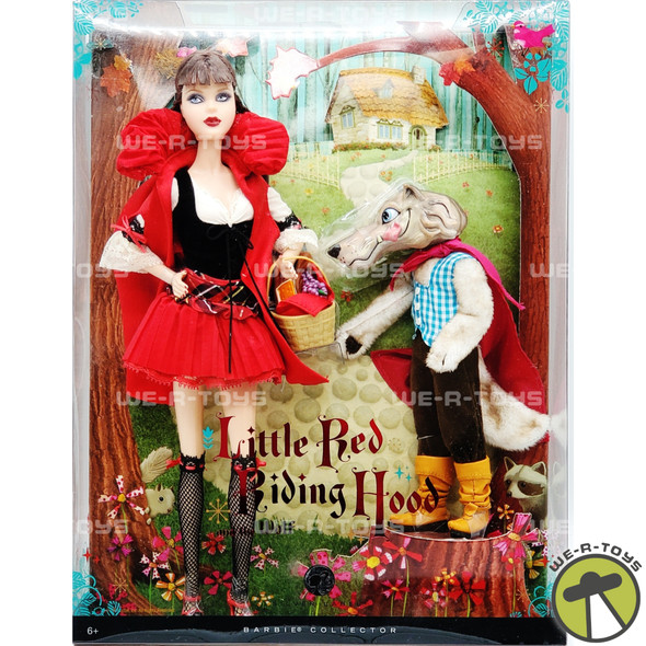 Little Red Riding Hood & The Wolf Barbie Doll Giftset Silver Label Mattel N3245