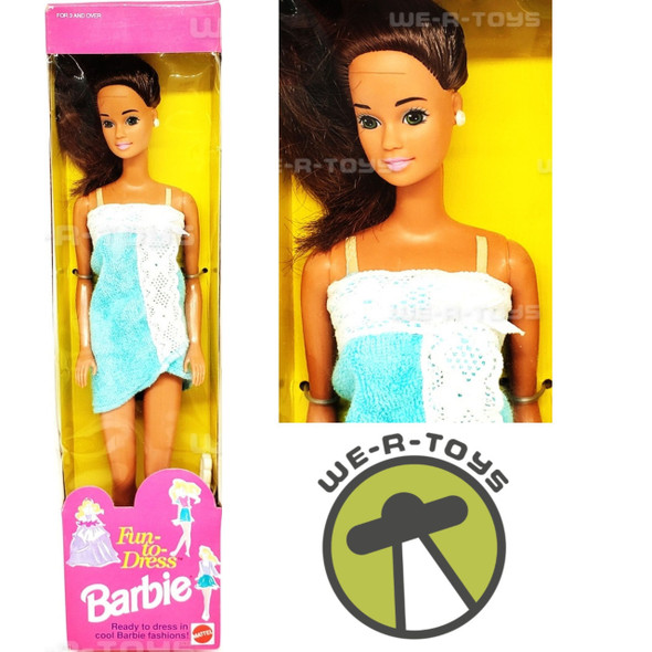 Barbie Fun-To-Dress Doll 1992 Mattel #2763 NEW