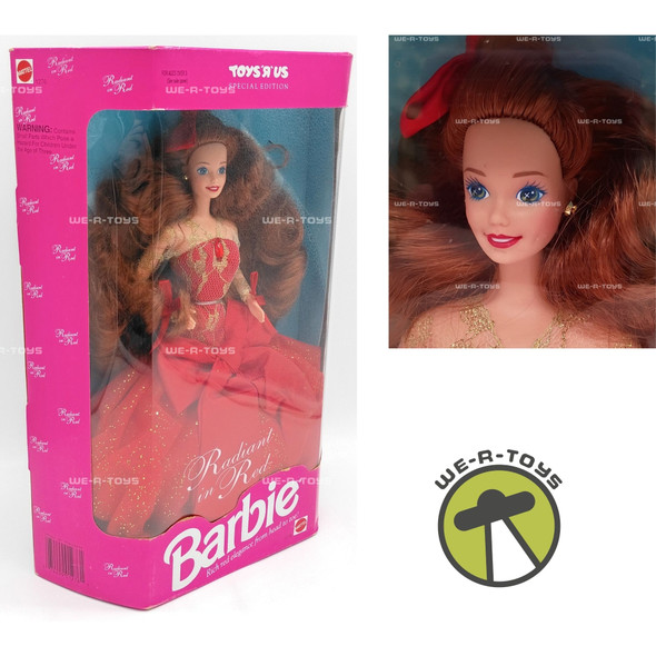 Barbie Radiant in Red Toys R Us Special Edition Doll 1992 Mattel #1276