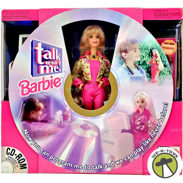 Talk with Me Barbie Doll and CD-ROM Set 1997 Mattel 17350