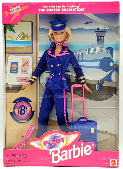 Barbie Pilot Doll We Girls Can Do Anything Career Collection 1997 Mattel 18368