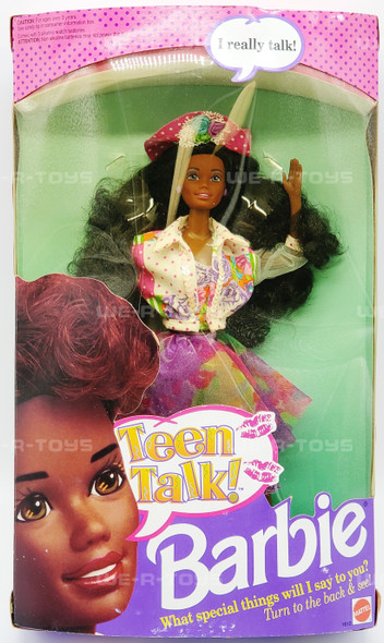 Barbie Teen Talk African American Talking Doll 1991 Mattel No. 1612 NRFB