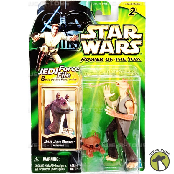 Star Wars Power of the Jedi Jar Jar Binks Action Figure 2000 Hasbro #84455