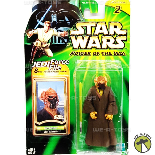 Star Wars Power of the Jedi Collection Plo Koon Action Figure 2000 Hasbro NEW