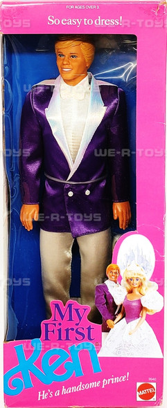 Barbie My First Ken Doll He's a Handsome Prince 1989 Mattel #9940 NEW