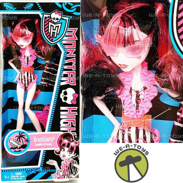  Monster High Swim Class Draculaura Doll 2012 Mattel #Y7303 NEW 