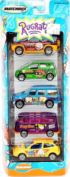 Matchbox Rugrats 5 Vehicle Pack 2000 Mattel #95324 NEW