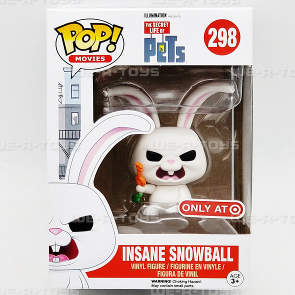 Masters of the Universe The Secret Life of Pets Insane Snowball Vinyl Figure Movies Funko Pop! #298 NEW
