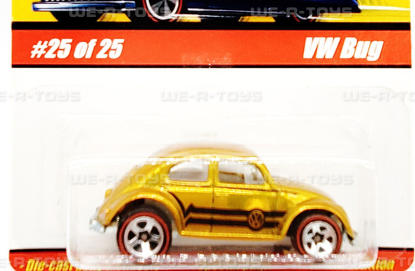  Hot Wheels Classic Series 1 VW Bug Gold 2004 Mattel H7090 NEW 