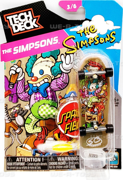 The Simpsons Springfield Tech Deck 2013 Spin Master #99400 NEW