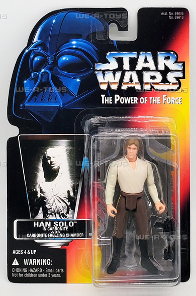 Star Wars The Power of the Force Red Card Han Solo Action Figure Kenner 1996