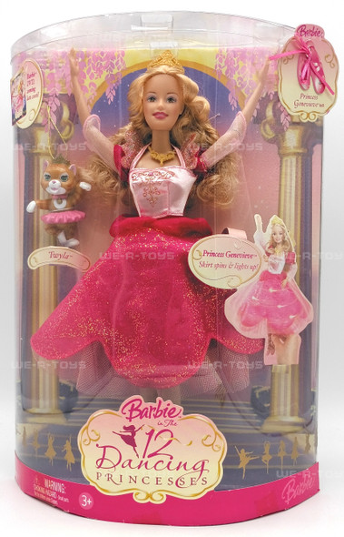 Barbie In The 12 Dancing Princesses Genevieve Doll & Ornament 2006 Mattel J8887