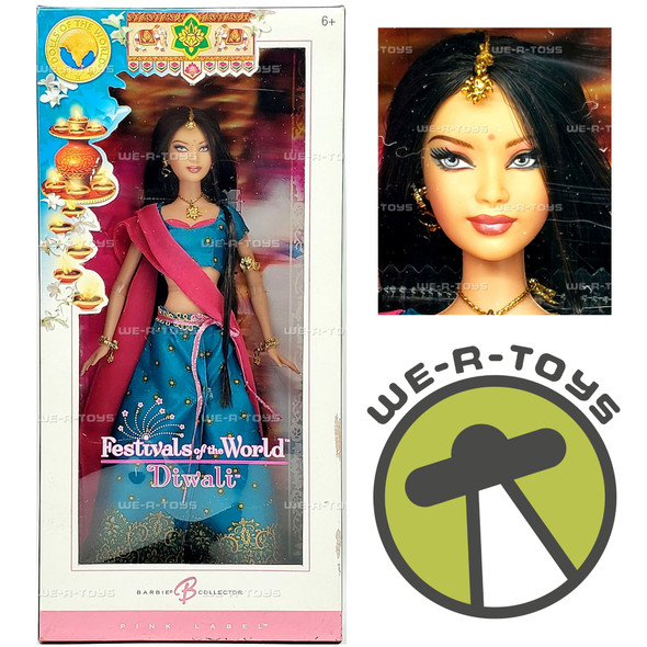 Diwali Festivals Of The World Barbie Doll 2006 Mattel J0946