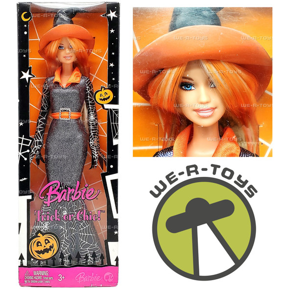 Barbie Trick or Chic! Witch Halloween Doll 2007 Mattel M3539