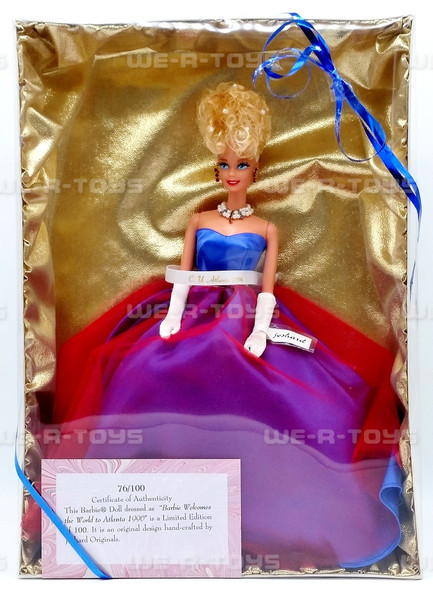 Barbie Welcomes the World to Atlanta 1996 Doll Convention in Joshard Originals