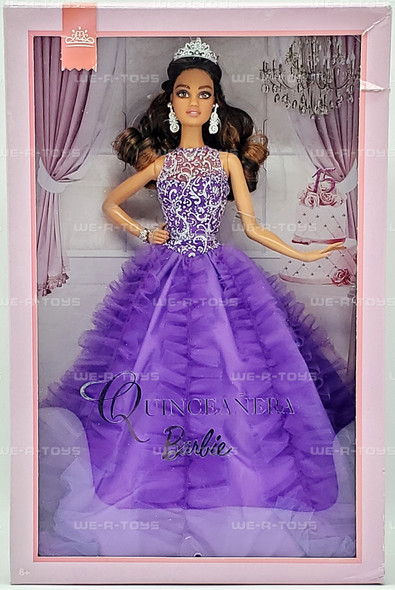 Barbie Quinceanera Doll Purple Gown 2016 Mattel DWF61