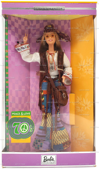 Barbie Peace & Love 70s Great 20th Century Fashion Barbie Doll 2000 Mattel 27677
