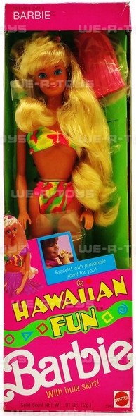 Barbie Doll Hawaiian Fun with Hula Skirt 1990 Mattel 5940