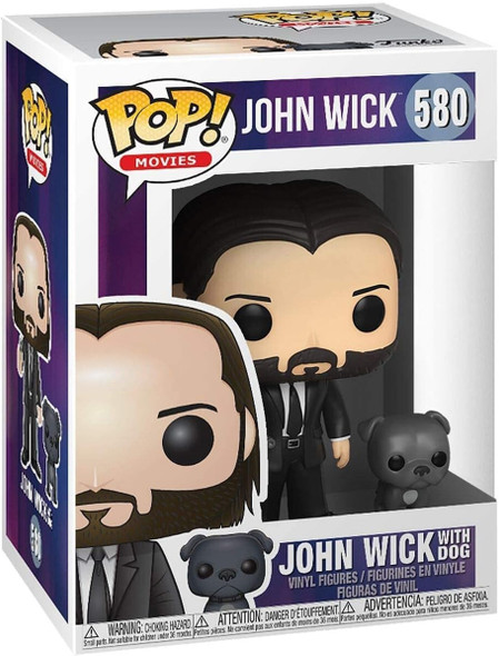 John Wick Funko Pop! Movies 580 John Wick with Dog Vinyl Figures 2019 