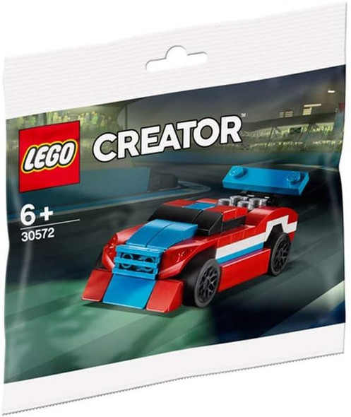 LEGO Lego Creator 30572 Race Car Red White and Blue 68 Pcs