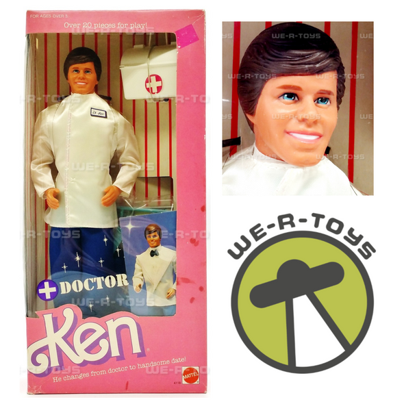 Barbie Doctor Ken From Doctor to Date Doll 1987 Mattel 4118