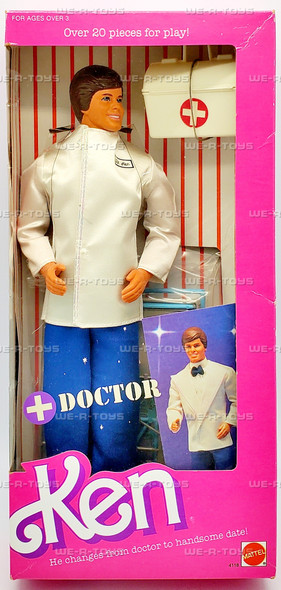 Barbie Doctor Ken From Doctor to Date Doll 1987 Mattel 4118
