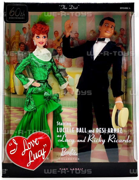  Barbie Collector "I Love Lucy" Lucy and Ricky Doll Giftset 2010 Mattel T7901 