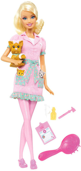 Barbie I Can Be Pet Vet Barbie Doll 2009 Mattel R4288
