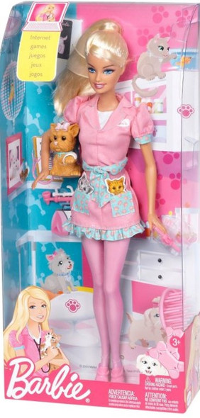 Barbie I Can Be Pet Vet Barbie Doll 2009 Mattel R4288