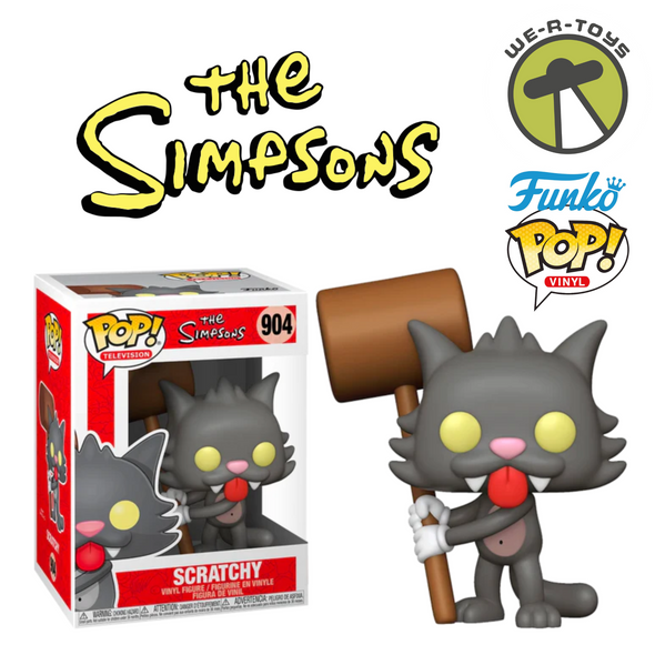Funko Pop! Television 904 The Simpsons Scratchy Vinyl Figure 2020