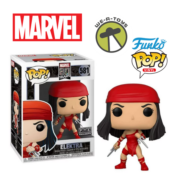 Funko Pop! 581 Marvel 80 Years First Appearance Elektra Vinyl Bobble-Head 2019