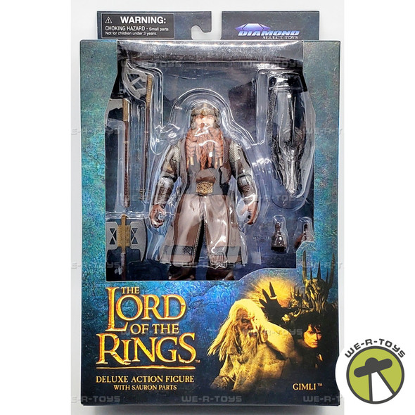 The Lord of The Rings DLX Gimli Action Figure Diamond Toys NEW