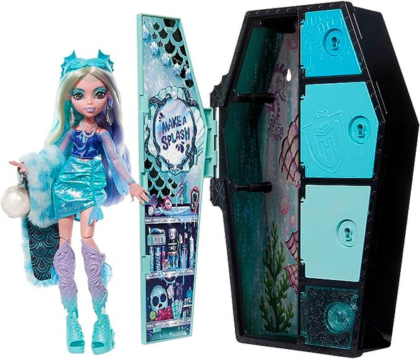 Monster High Skulltimate Secrets Fearidescent Series Doll & Acces. Lagoona Blue