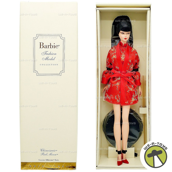 Barbie Silkstone Fashion Model Chinoiserie Red Moon Doll 2004 Mattel B3431