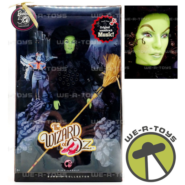 The Wizard of Oz Wicked Witch Barbie Doll 2008 Mattel N6561