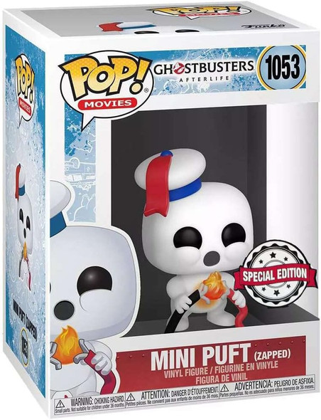 Funko Pop! Movies Ghostbusters Afterlife Mini Puft (Zapped) #1053 Vinyl Figure