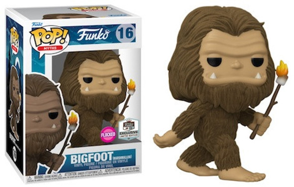 Bigfoot Funko POP! Myths #16 Bigfoot with Marshmallow Flocked Funko HQ Exlcusive