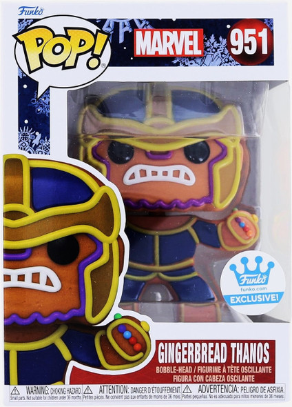 Marvel Funko POP! Marvel #951 Gingerbread Thanos Vinyl Pop Figure