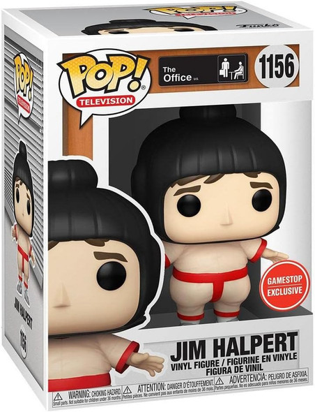 The Office Funko Pop! Television The Office #1156 Sumo Jim Halpert Gamestop Exclusive