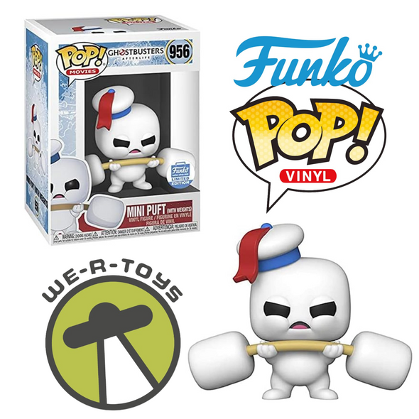 Funko POP Movies Ghostbusters Afterlife Mini Puft w/ Weights 956 Funko Exclusive