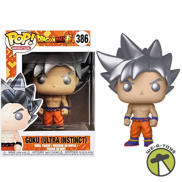 Funko Pop Animation 386 Dragon Ball Super Goku Ultra Instinct Vinyl Figure NEW