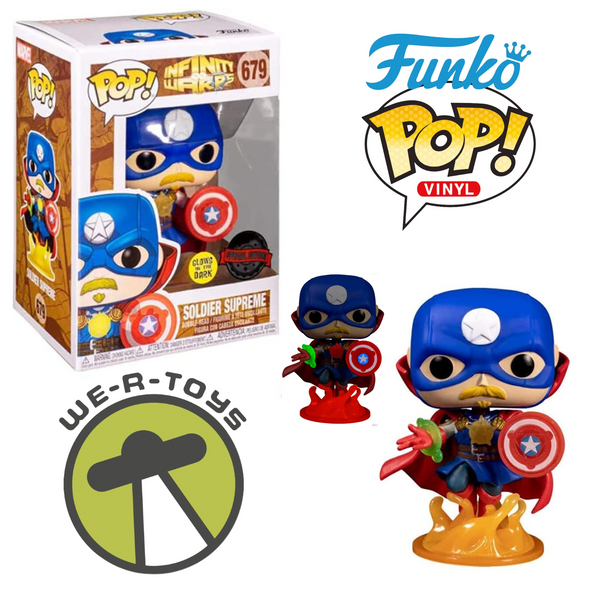 Funko POP Marvel Soldier Supreme Walgreens Exclusive Vinyl Figure