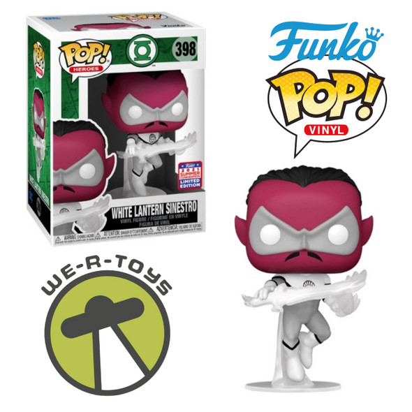 DC Comics Funko Pop Heroes DC Comics White Lantern Sinestro Vinyl Figure Con Exclusive