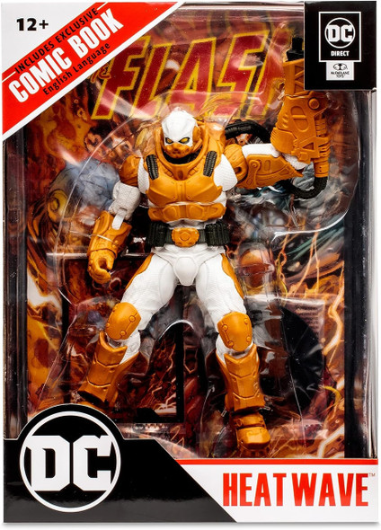  DC Direct Page Punchers The Flash Comic Heat Wave Action Figure McFarlane Toys 