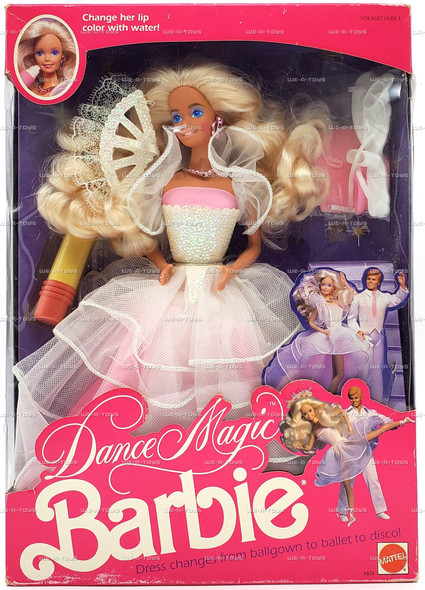 Barbie Dance Magic Doll with Changing Dress Mattel 1989 No. 4836