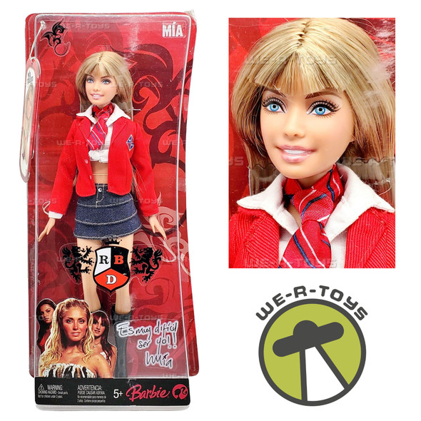 Barbie as Mia in Rebelde Doll Telenovela RBD L8427 Mattel 2007